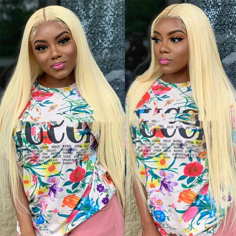 Women's Mid-length Straight Waist-length Wig Headgear